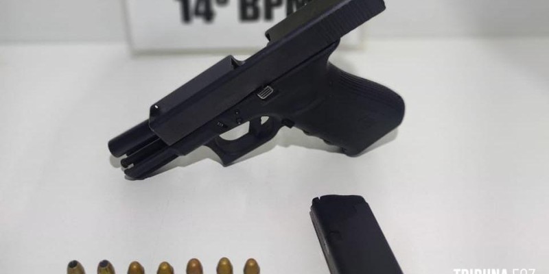 Polícia Militar prende homem com arma de fogo em Medianeira