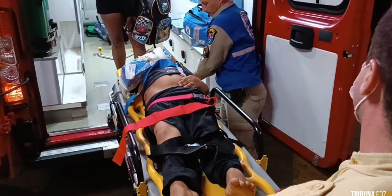 Siate socorre mãe e filho após colisão no Jardim Ipê II 
