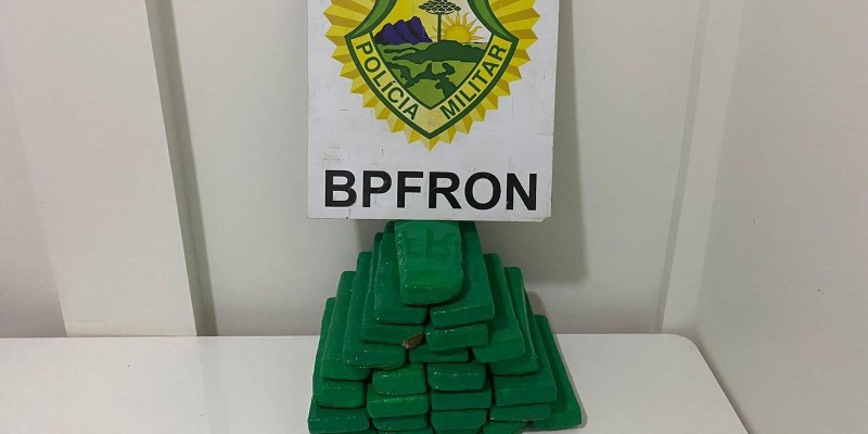 BPFRON prende homem com drogas em Santo Antônio do Sudoeste
