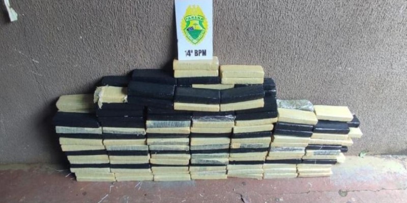 CHOQUE apreende 150 Kg de maconha no Bairro Porto Belo