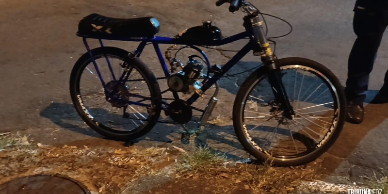 Guarda Municipal apreende menor com bicicleta motorizada