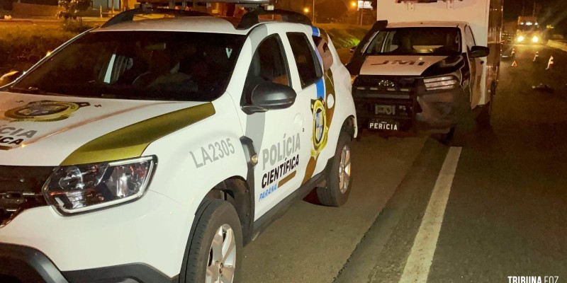 Um morto e outra ferida após colisão na BR-277 - Tribuna Foz