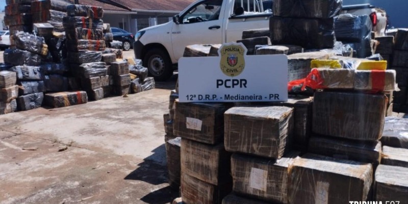 Polícia Civil apreende 7.152 Kg de maconha em Medianeira