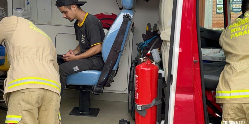 Siate socorre motociclista após colisão na Av. João Paulo II