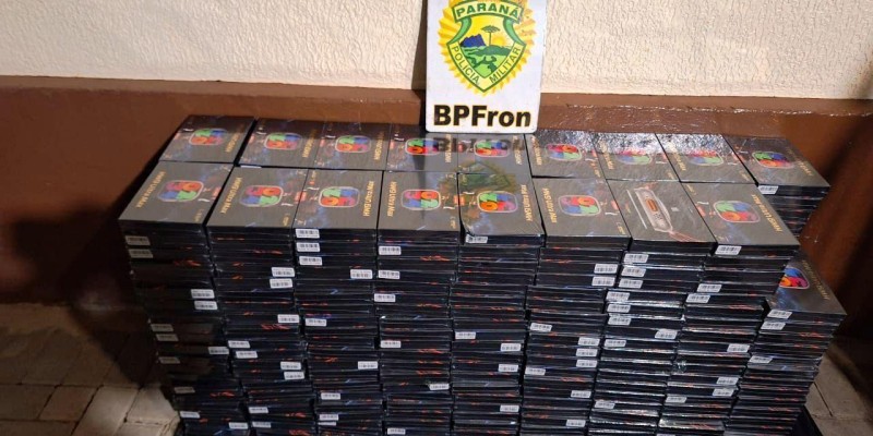 BPFRON apreende produtos estrangeiros em Medianeira