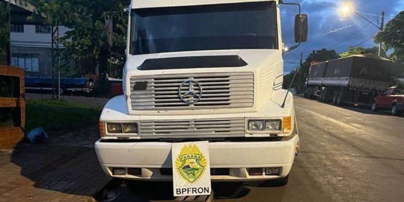 BPFRON recupera carreta furtada em Barracão