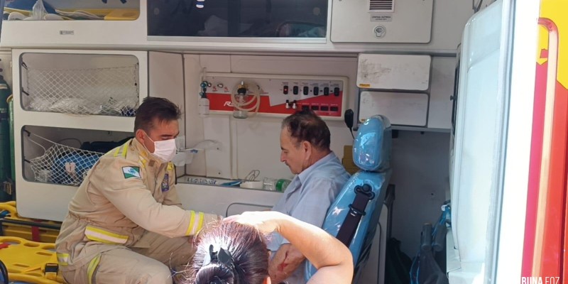 Ciclista de 80 anos é socorrido pelo Siate na Av. Morenitas