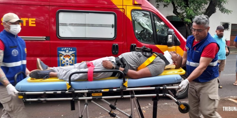 Motociclista fica gravemente ferido após colisão no Boicy