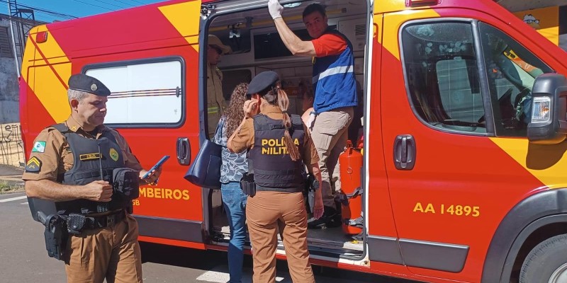 Mulher de 49 anos é atropelada no centro de Foz do Iguaçu