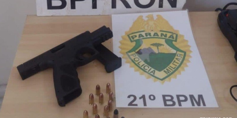 PM apreendem arma, droga e veículo adulterado em Capanema