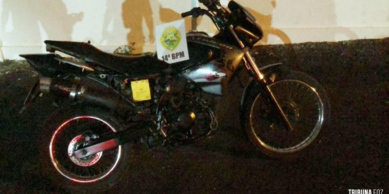 Policia Militar recupera motocicleta furtada na Vila C