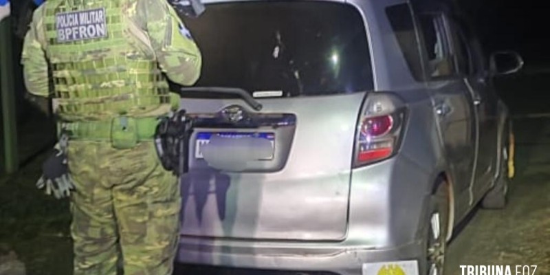 BPFRON recupera veículo roubado em Foz do Iguaçu
