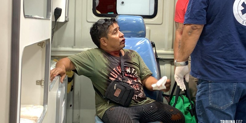 Siate socorre vítima alvejada a tiros na Vila Miranda