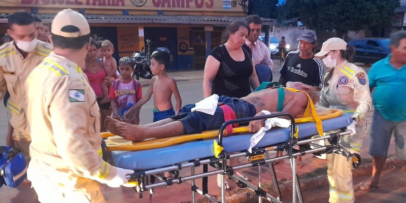 Siate socorre vitima de atropelamento na Av. Morenitas