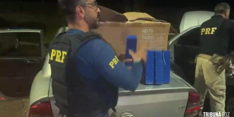 PRF prende condutor com 29,6 Kg de maconha na BR-277