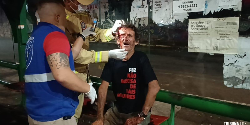 Siate socorre homem que foi agredido após desacordo comercial