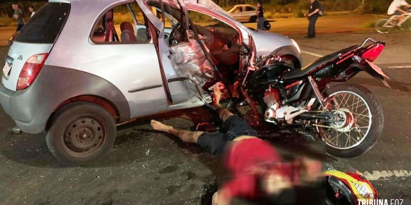 Motociclista morre após colisão na BR-277
