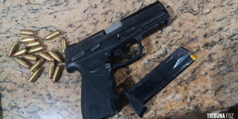 PRF prende condutor com pistola 9mm na BR-277