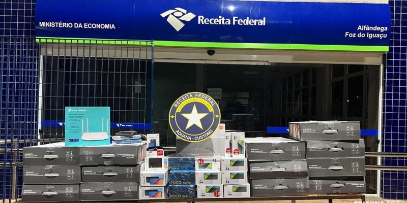 Receita Federal apreende veículo com contrabando na BR-277