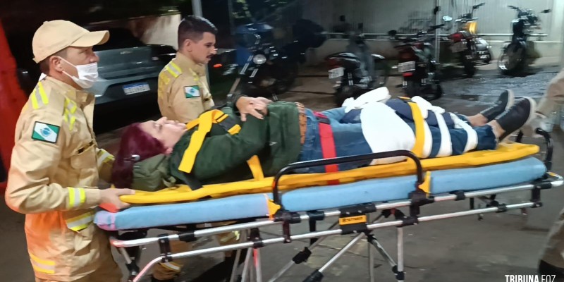 Siate socorre motociclista após colisão no Jardim Central