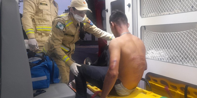 Siate socorre vítima de agressão no Jardim Patriarca
