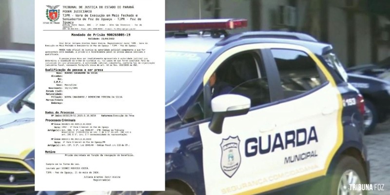 Guarda Municipal cumpre mandado de prisão no Jardim Mônaco