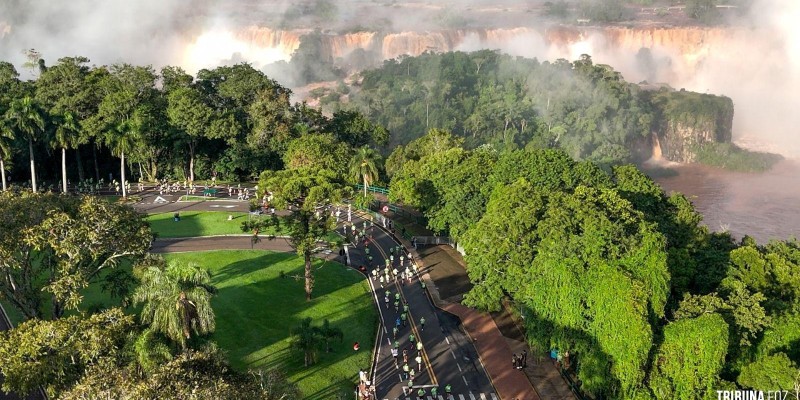 Meia das Cataratas promoveu esporte e conexão com a natureza no Parque Nacional do Iguaçu