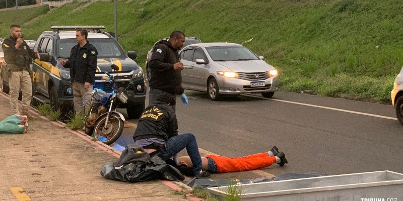 Motociclista morre após sofrer mal súbito na BR-277