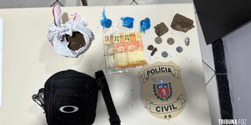 Polícia Civil de Santa Terezinha de Itaipu cumpre mandado de busca e apreensão e detém adolescente por tráfico de drogas