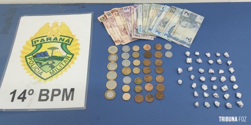 Policia Militar prende dois homens por tráfico de drogas na Favela do Monsenhor Guilherme
