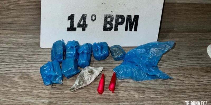 Policia Militar prende homem por tráfico drogas em Medianeira