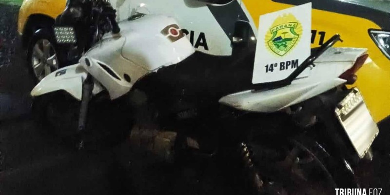 Policia Militar recupera motocicleta furtada em Medianeira