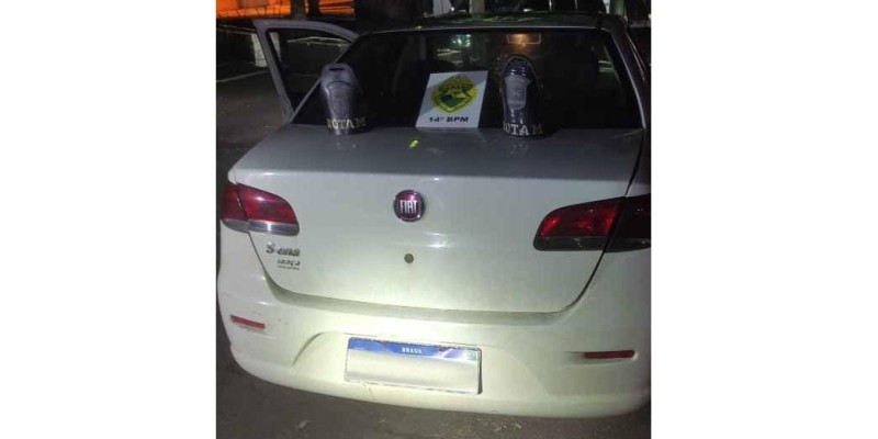 ROTAM recupera veículo roubado no Bairro Cidade Nova