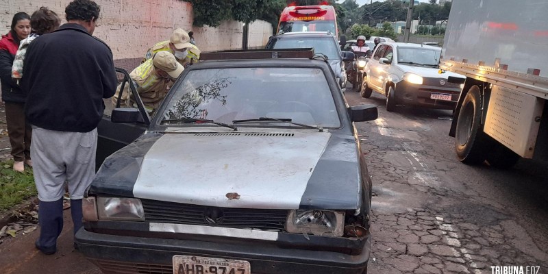 Siate é mobilizado após colisão traseira na Av. Javier Koelbel