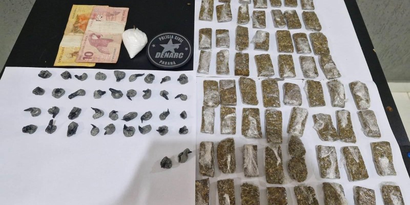 DENARC prende duas pessoas por tráfico de drogas