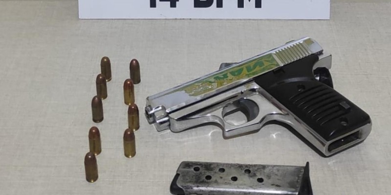 Polícia Militar prende homem com arma de Fogo em Itaipulândia