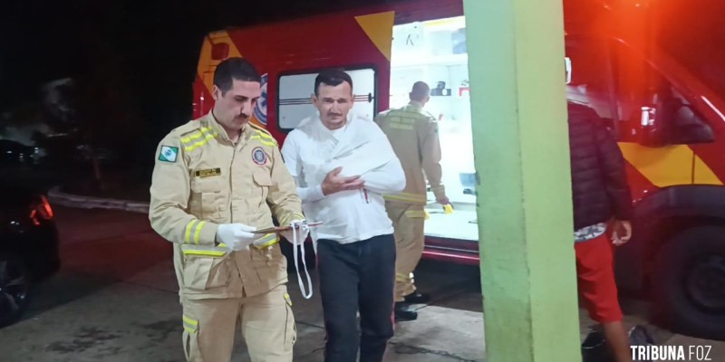Siate socorre motociclista após queda na Vila A
