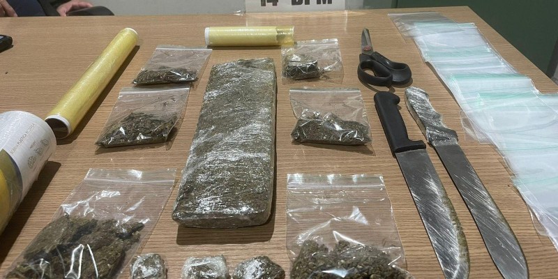 Policia Militar apreende maconha em Medianeira