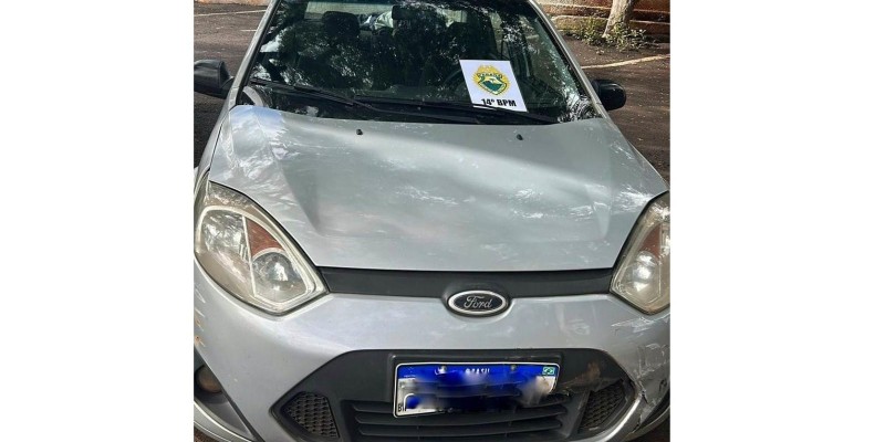ROCAM recupera veículo roubado no Bairro Portal da Foz