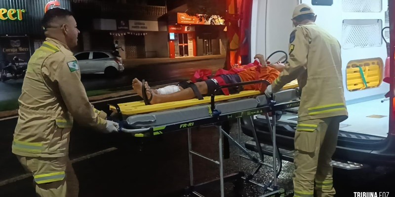 Ciclista é socorrido pelo Siate após queda na Av. Morenitas