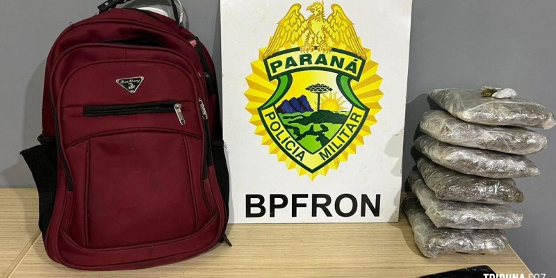 BPFRON apreende menor de idade por tráfico de drogas em São Miguel do Iguaçu