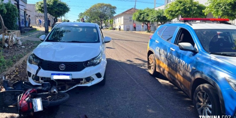 Motociclista fica em estado grave após acidente de trânsito em São Miguel do Iguaçu