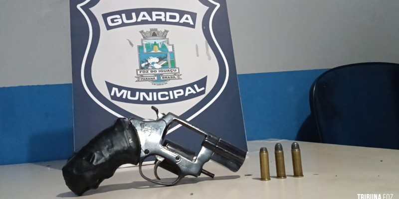 Guarda Municipal prende suspeito com revolver 38 na Vila Miranda