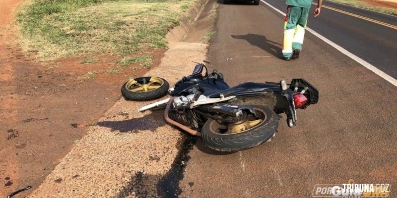 Motociclista morre após colisão com carro na BR-277 em Céu Azul