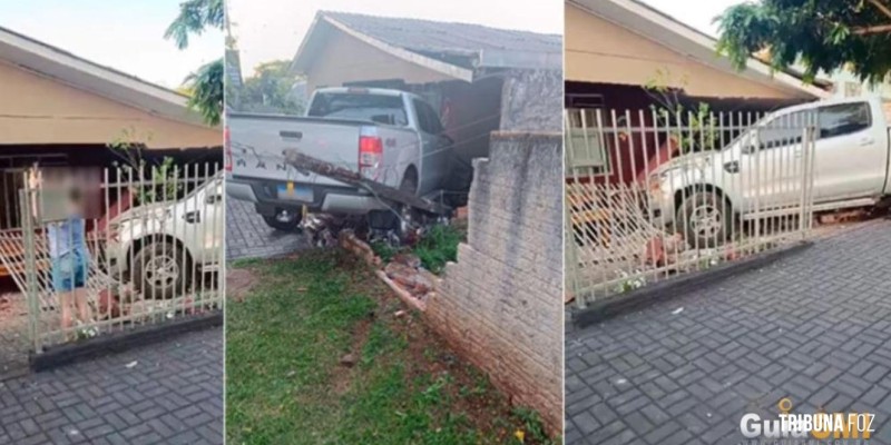 Motorista é presa após causar danos em residência e deixar um ferido em Matelândia