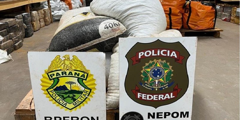 PM e PF apreendem 70 Kg de maconha em Foz do Iguaçu