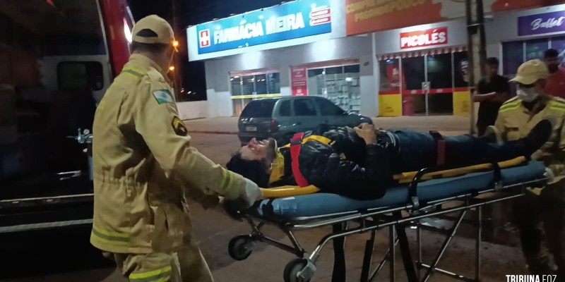 Siate socorre duas vítimas após colisão na Av. Morenitas