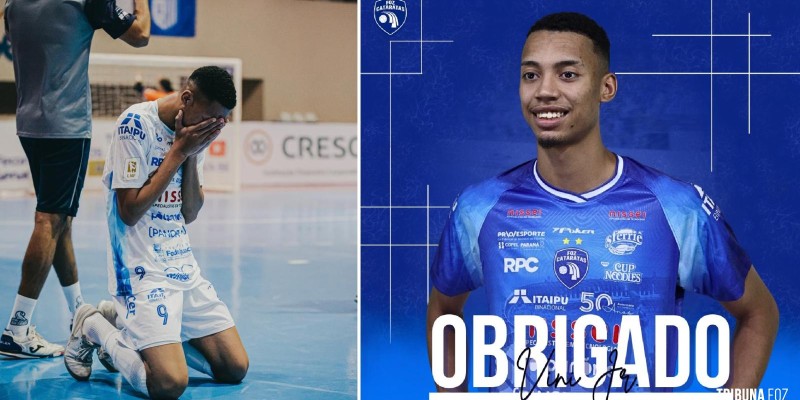 Vini Jr. deixa o Foz Cataratas após 3 temporadas rumo ao futsal da Indonésia 