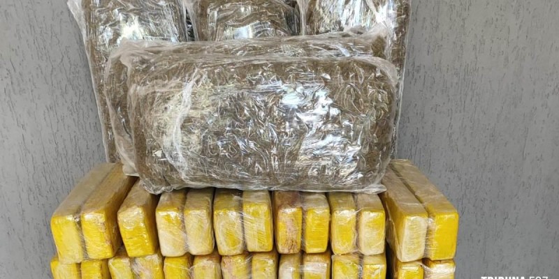 DENARC de Foz do Iguaçu apreende 33 Kg de maconha 