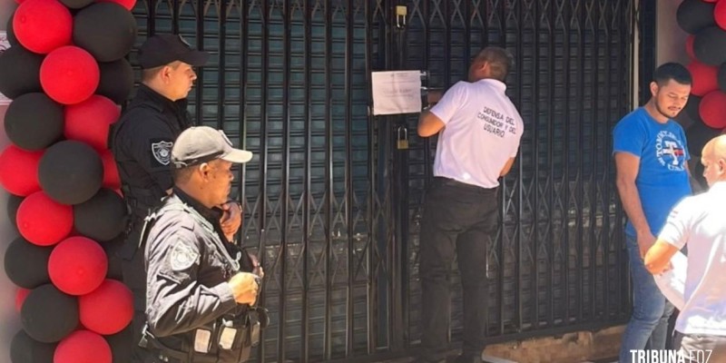 Policia fecha loja irregular em Ciudad Del Este, no Paraguai
